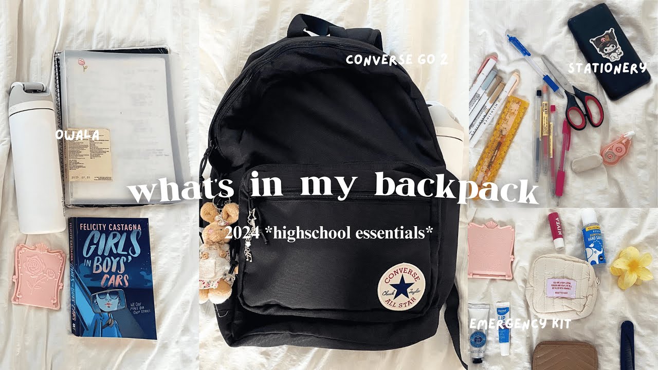 WHAT'S IN MY BACKPACK 📓 | 2024 highschool essentials