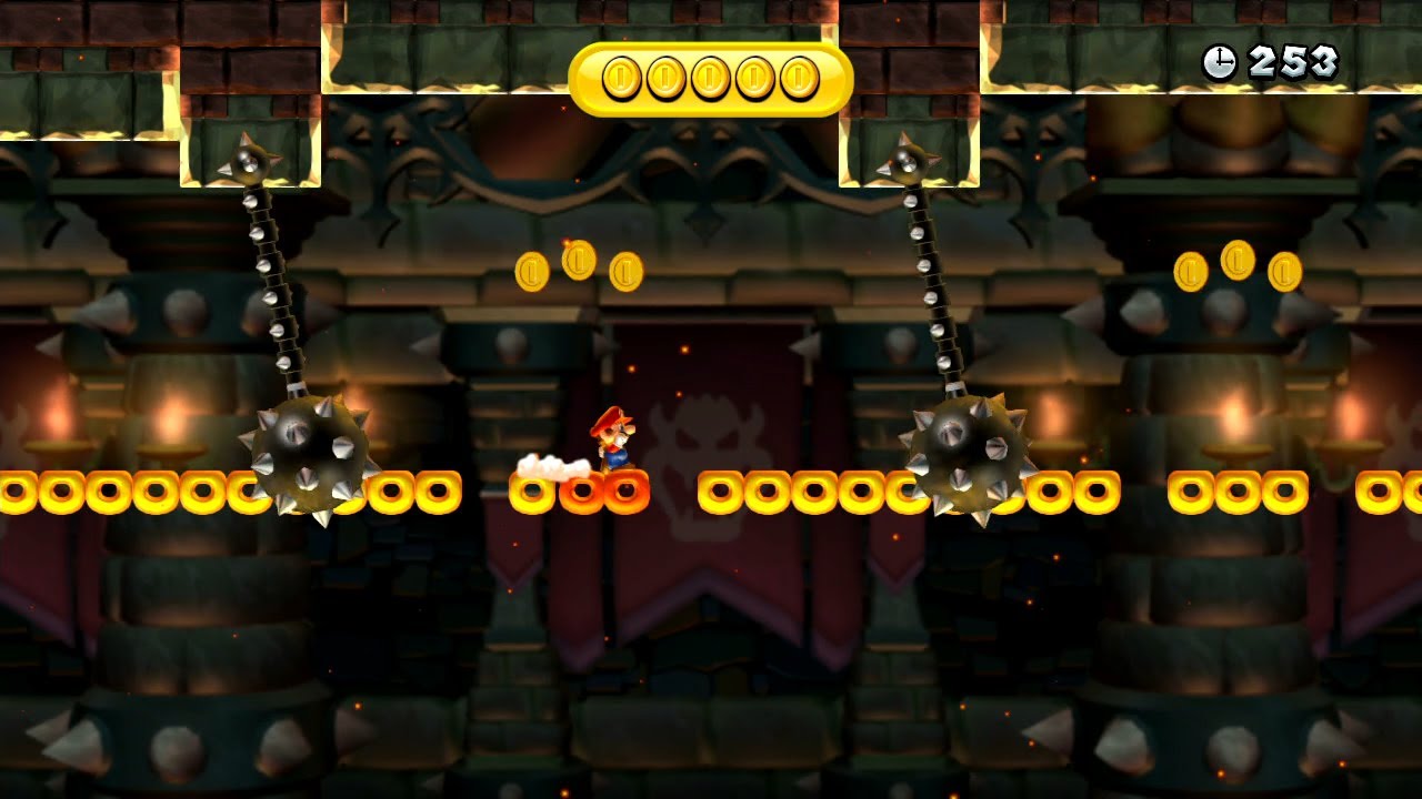 New Super Mario Bros. U - Desafíos: ¡Pasito a pasito, sin avaricia! (Wii U)
