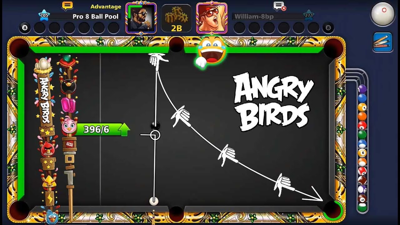 Angry Birds in 8 Ball Pool 🙀 Angry Birds Cue 396 Piece All Tasks