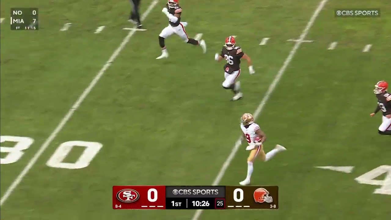 Skyy Moore with a big punt return of 66 yards ‼️