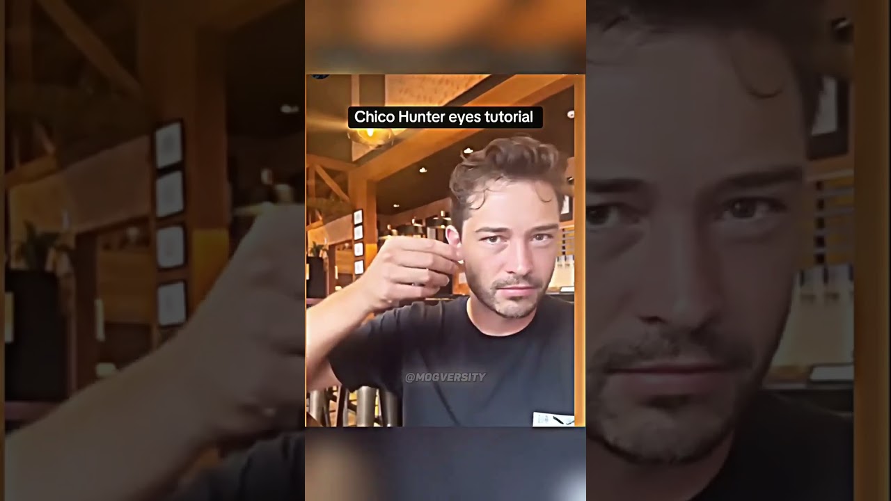 chico hunter eye tutorial #handsome #mogger #chico #huntereyes #model