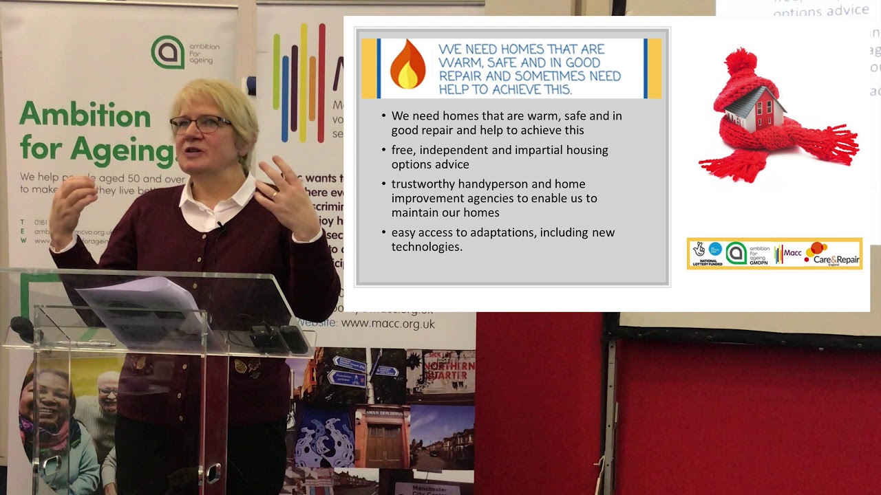 Presentation: Me and My Home - Housing Manifesto Update, Wendy Cocks, Care and Repair England