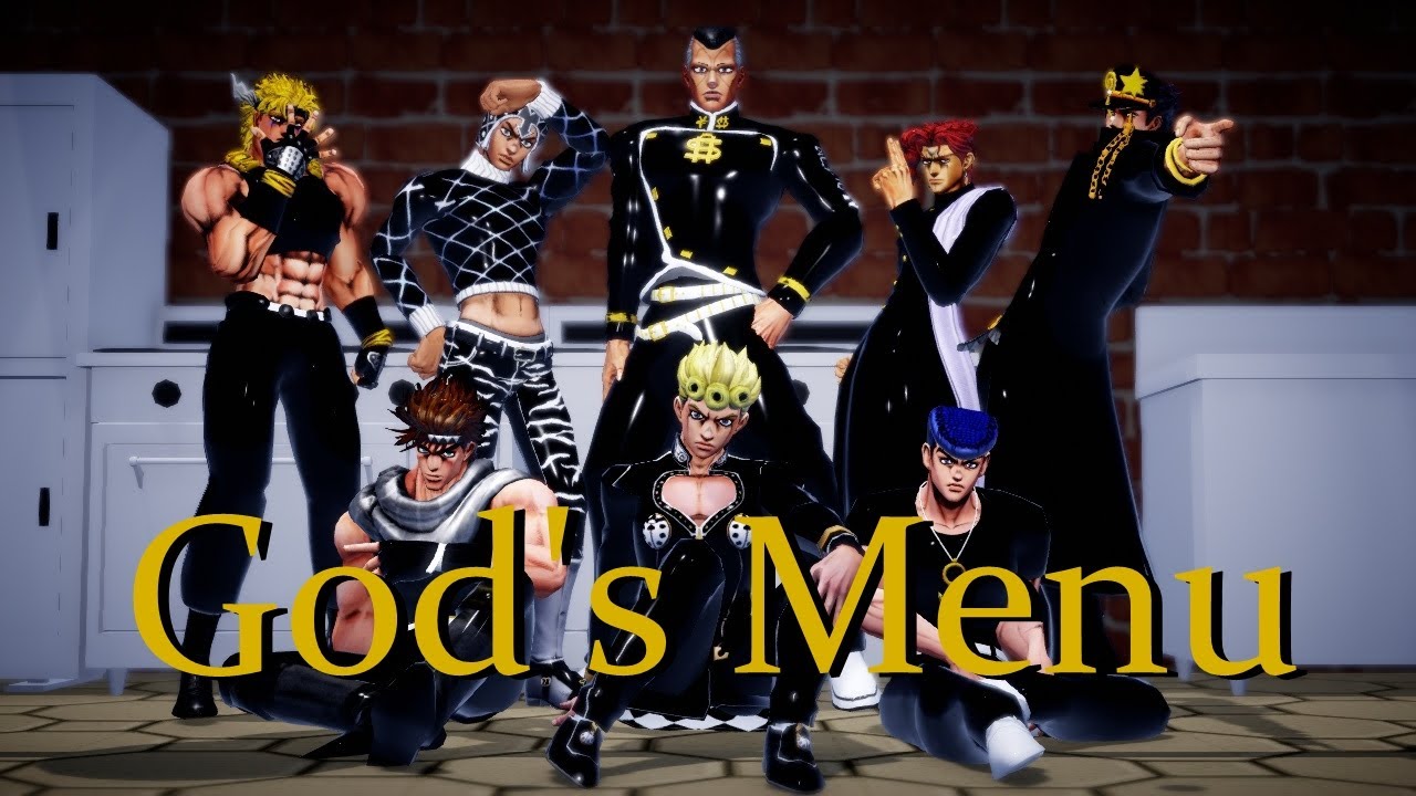 [JOJO MMD] God's Menu M/V