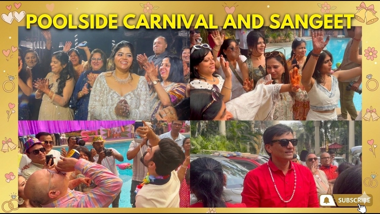 Shaadi vlog Carnival and Sangeet - Bhai Ki Shaadi Destination Wedding - Punyalakshmi Diamond Harbor