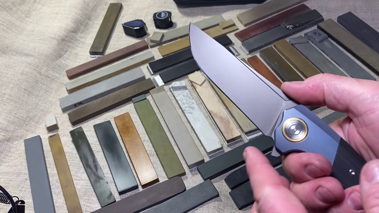 Заточил нож MAXACE GOLIATH MGL06.