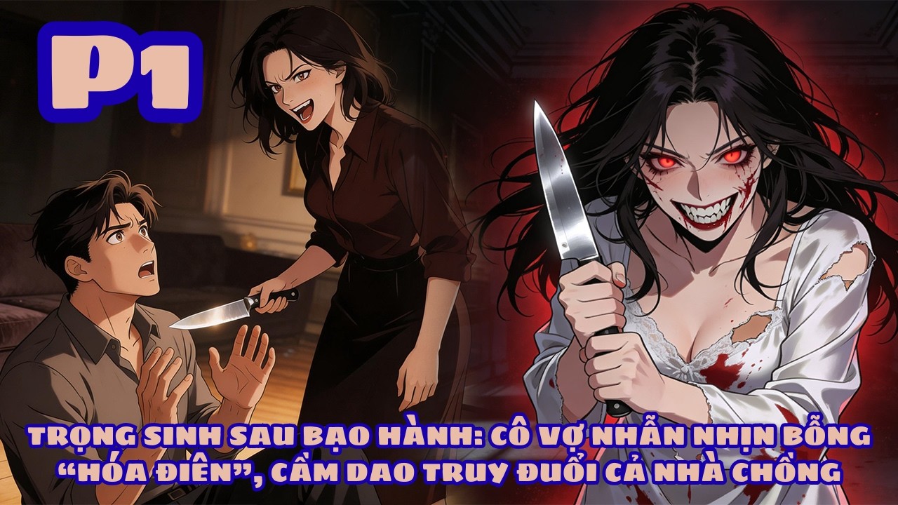 TRỌNG SINH SAU BẠO HÀNH: CÔ VỢ NHẪN NHỊN BỖNG “HÓA ĐIÊN”, CẦM DAO TRUY ĐUỔI CẢ NHÀ CHỒNG - P1