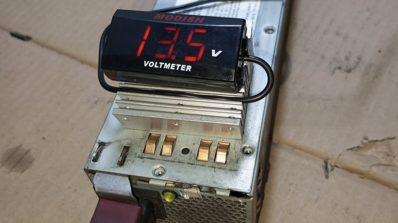TUTORIAL 🚦 Cara menaikkan Tegangan 12V ke 13.5V Switching 47 Ampere Type HSTNS-PL09 ( 575W )