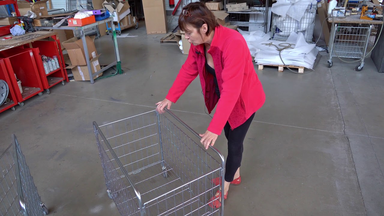 chariots pliants : voyez les extraordinaires chariots pliables de dero-shop