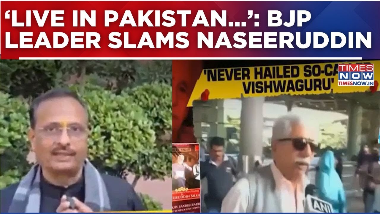 Naseeruddin Shah Sparks Row Over University Snub, BJP Leader Fires Back: ‘Go Live in Pakistan...'