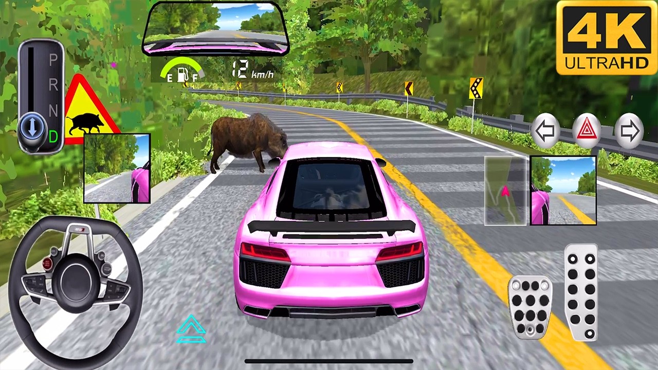 New Audi Car Driving - in Animal Forest 3D Driving Class Android Gameplay