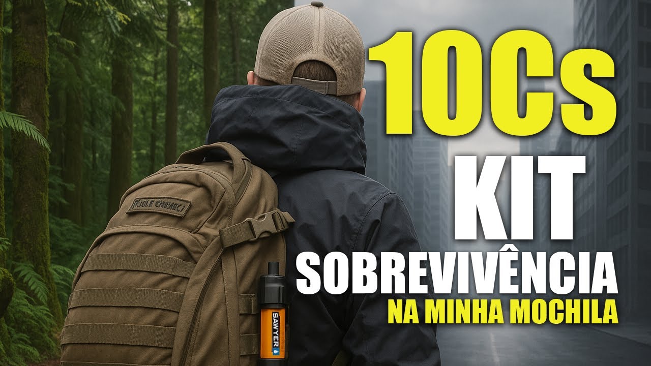 10 C&acute;s DA SOBREVIV&Ecirc;NCIA - O QUE EU LEVO NA MOCHILA?