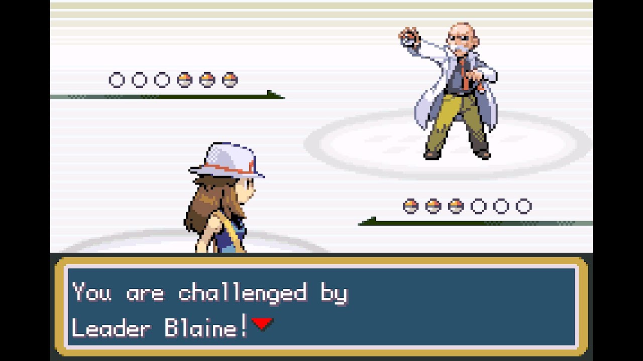 Pokemon Wave Blue • Leader Blaine