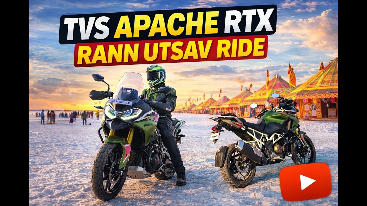 TVS Apache RTX Rann Utsav Ride Telugu Vlog Part 1