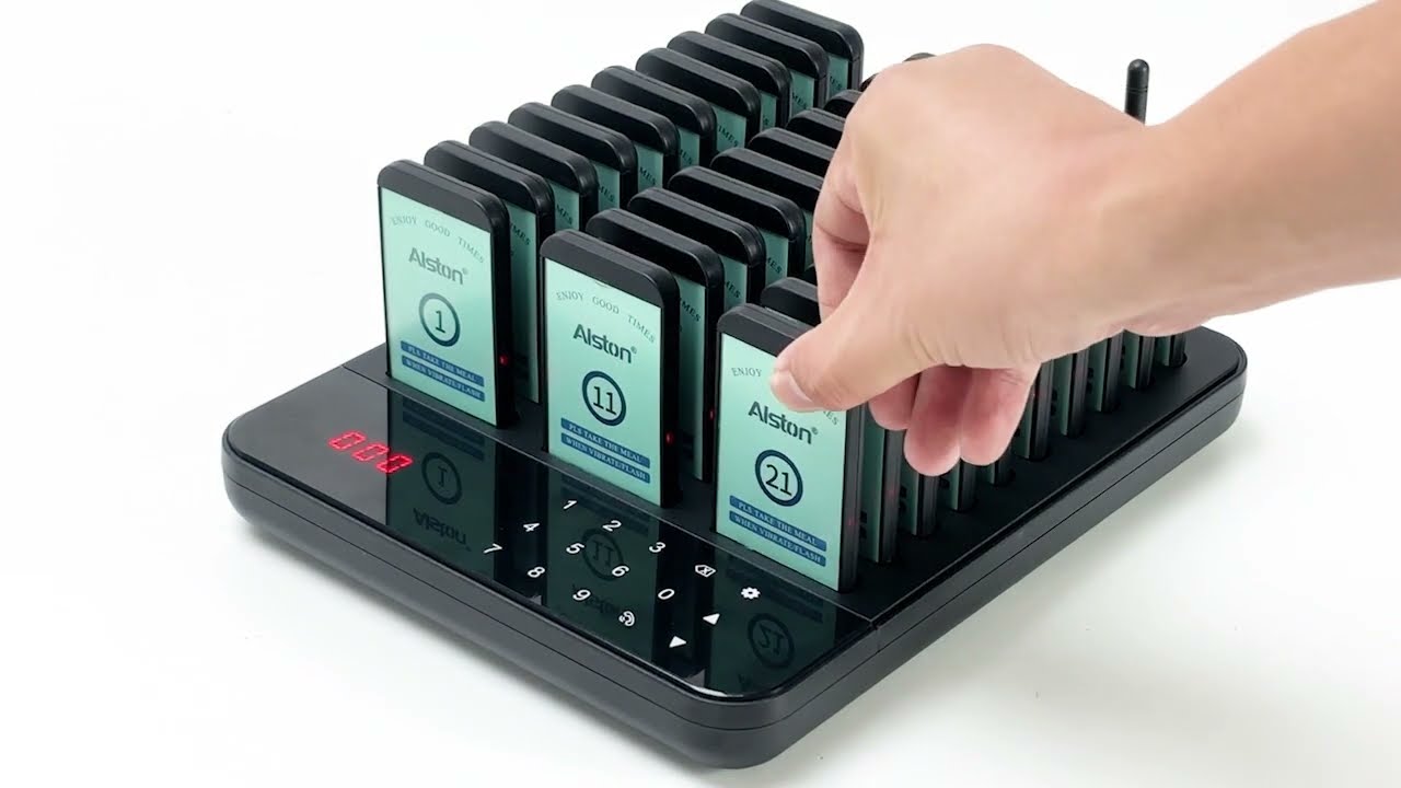 How to Use the Alston Coaster Pager Set | Wireless Calling System for Restaurants and Events