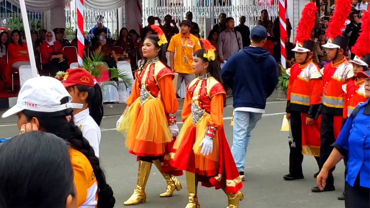 Display Marching Band SD Santo Xaverius kabanjahe 2023 - HUT RI 78