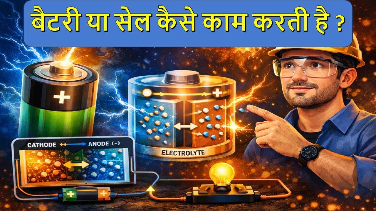बैटरी या सेल कैसे काम करती है ?