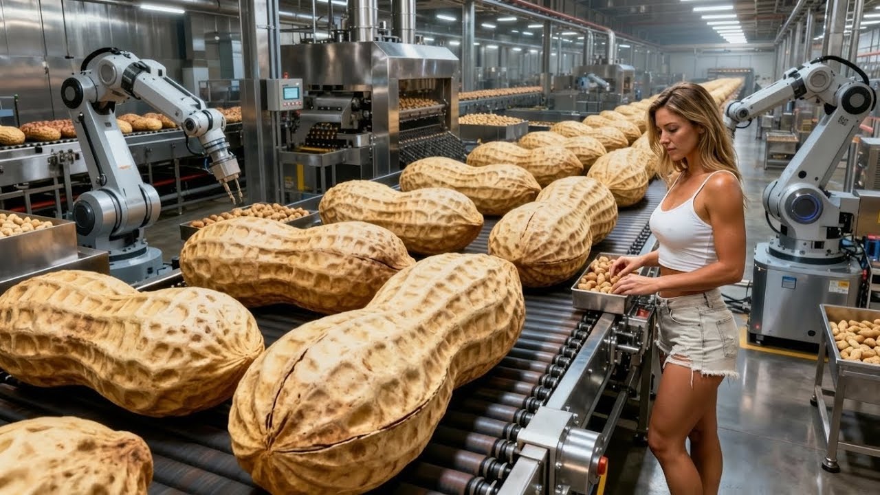 Inside a Crunchy Peanut Butter Factory: How They Make the Perfect Crunch (Full Process)