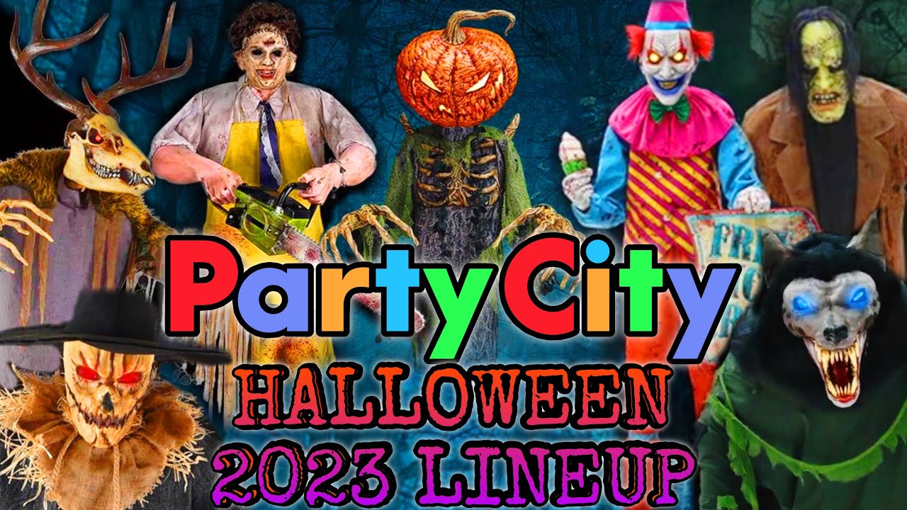Party City HALLOWEEN 2023 Animatronic Lineup