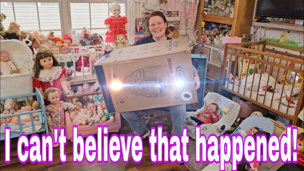 Box opening NEW GRACO infant carseat FAIL!  How to make reborn look real for outings| nlovewithreb..
