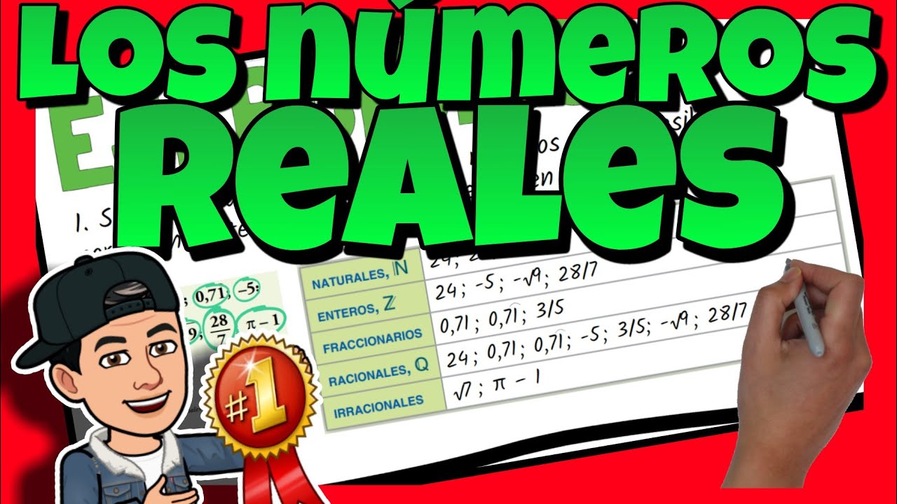 🔴 Los N&Uacute;MEROS REALES ┃ Clasificaci&oacute;n, ejemplos y ejercicios