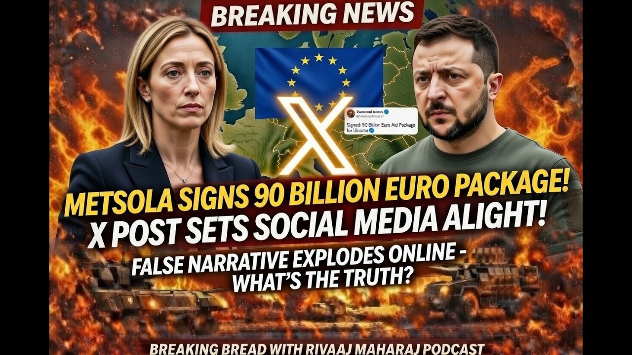 METSOLA SIGNS €90 BILLION UKRAINE AID BOMBSHELL X Post Sets Internet Ablaze, MASSIVE False Narrative