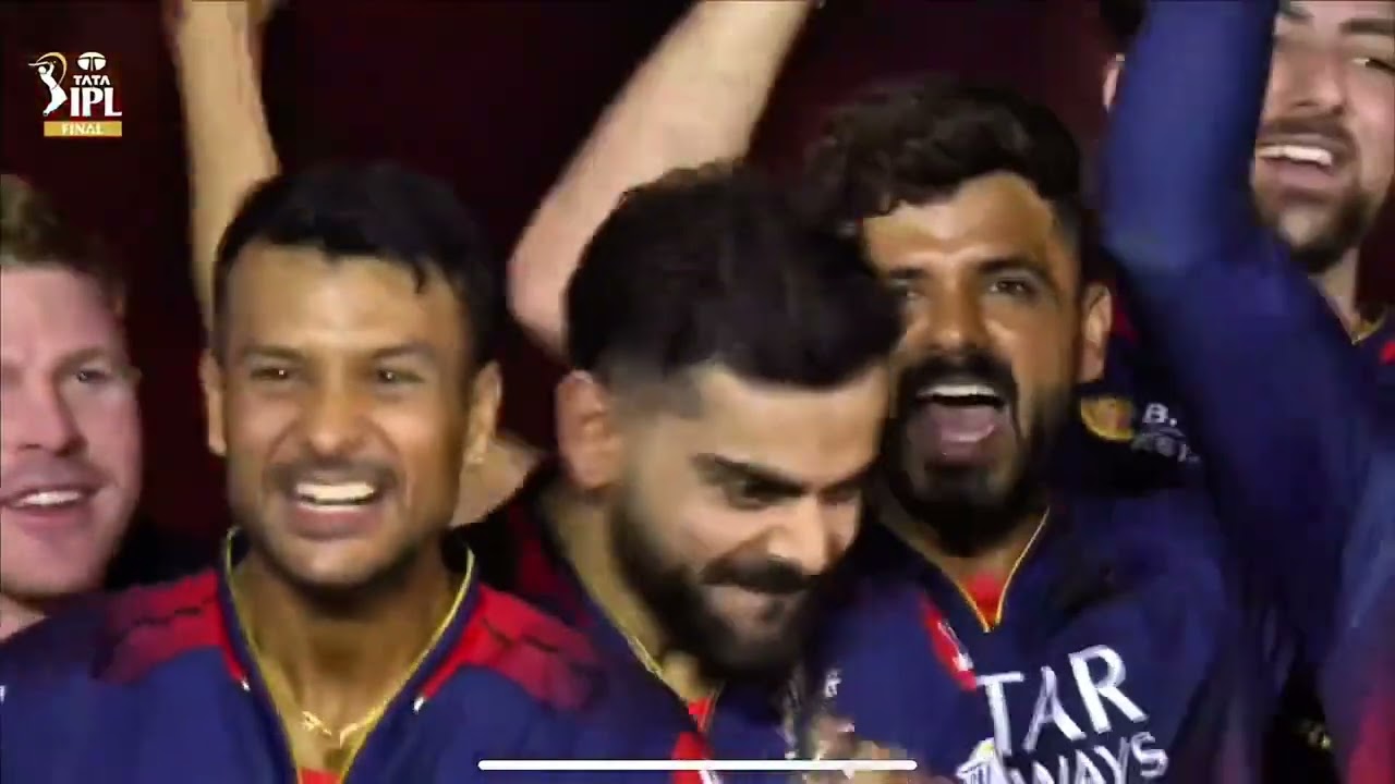 TROPHY 🏆 LIFTING CEREMONY   IPL 2025 Winner RCB TROPHY LIFTING video