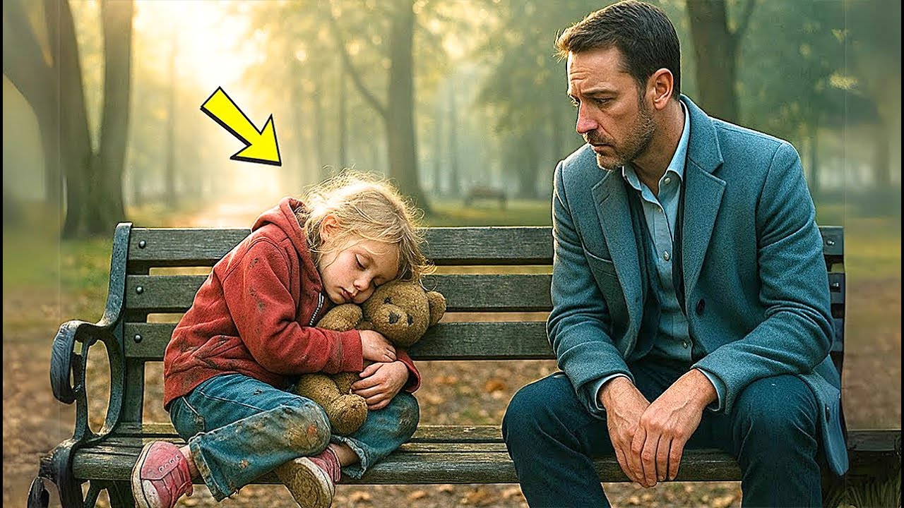ARMES MÄDCHEN SCHLÄFT AUF DEM SPIELPLATZ–EIN KALTER MILLIONÄR ENTDECKT DEN GRUND UND IST ERSCHÜTTERT