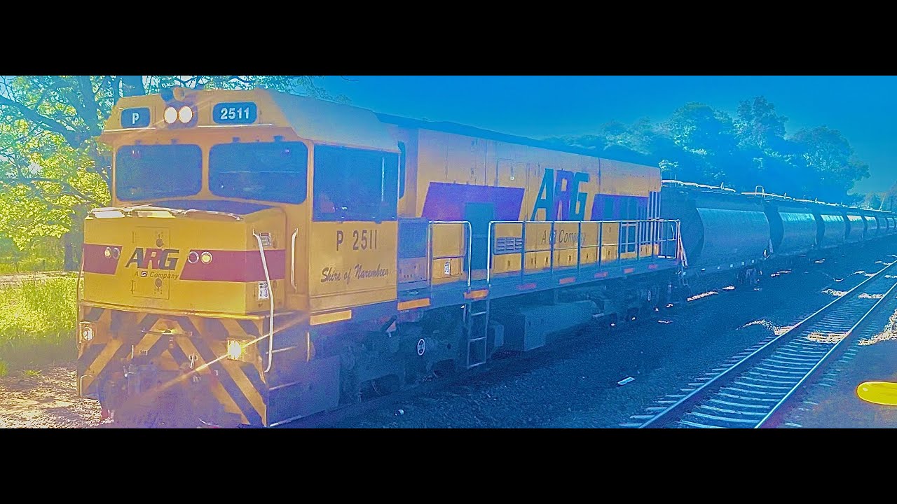 P2511 works alumina through Waroona: Afternoon Southwest rail action!