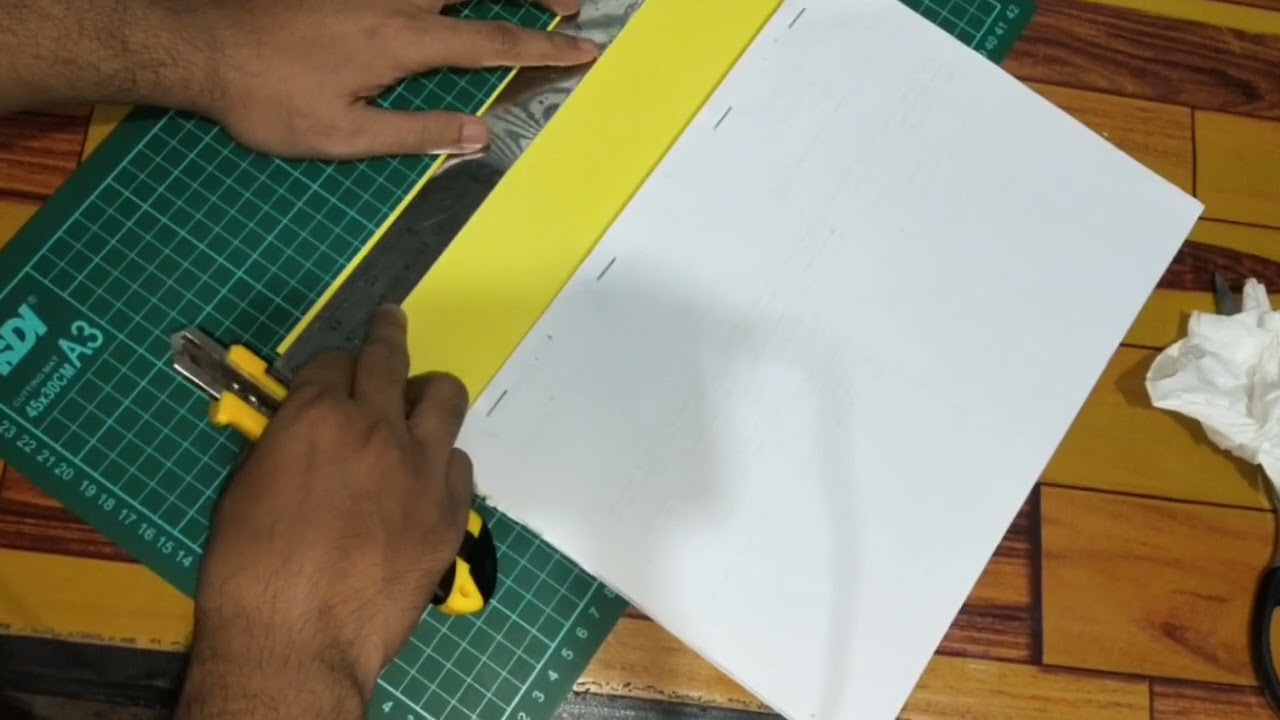 tutorial mudah cara jilid sambung soft cover kertas buffalo #fotocopy #percetakan #tutorial