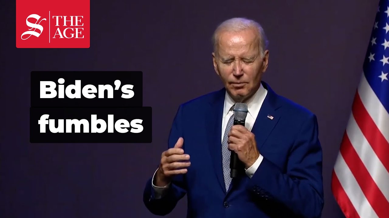 Joe Biden fumbles his way through Hanoi press conference