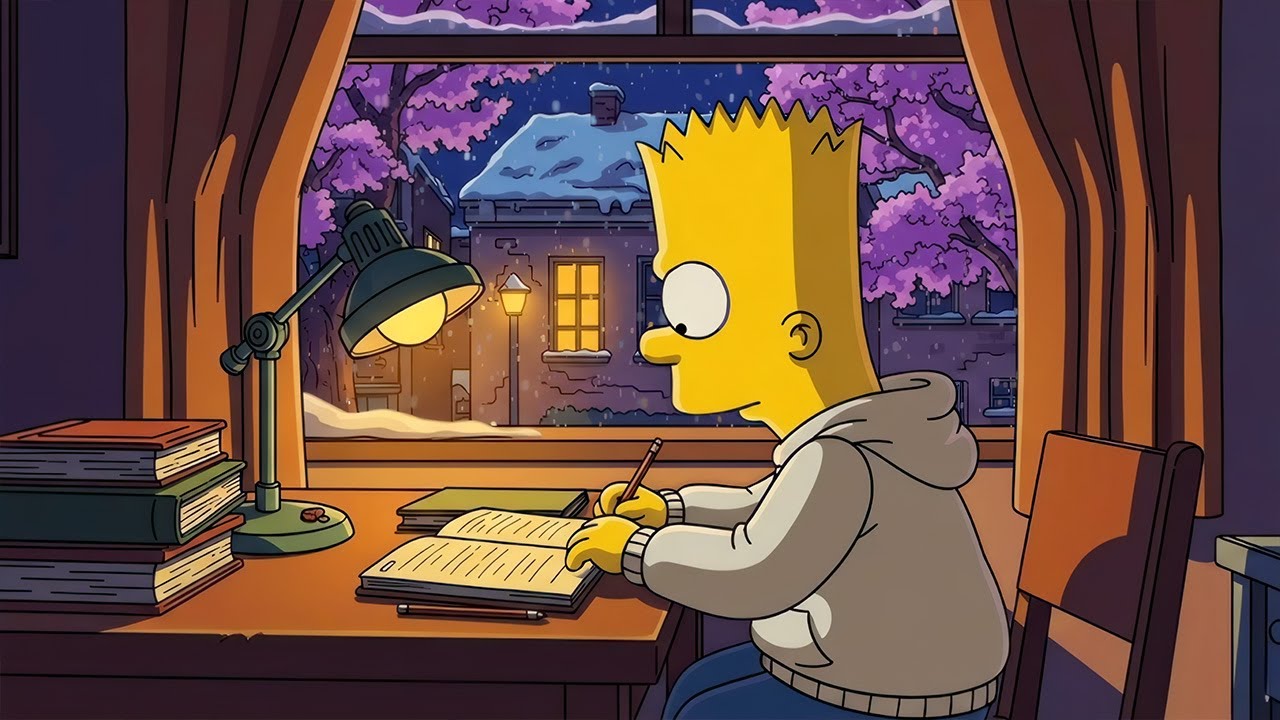Lofi Study Night ☕ Lofi Hip Hop Radio ❄️ Winter Beats to Focus & Study