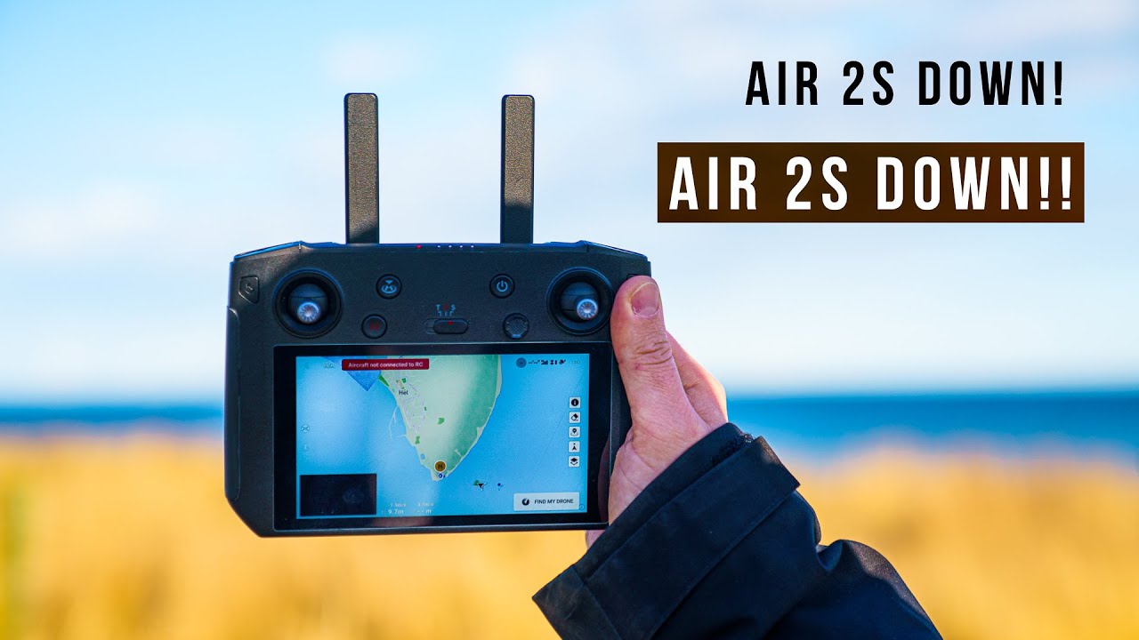 DJI Air 2S - приземлился в море