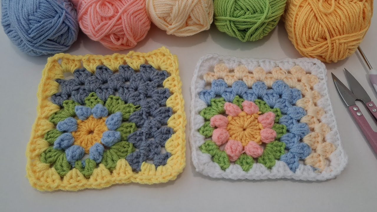 Wonderful crocheted square!....#crochetlove