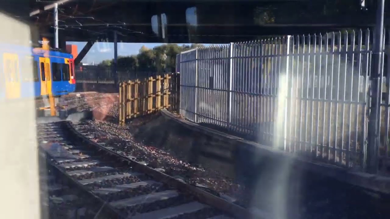 Onboard Sheffield Tram Train 399 202 from Tinsley Meadowhall South to Rotherham Parkgate