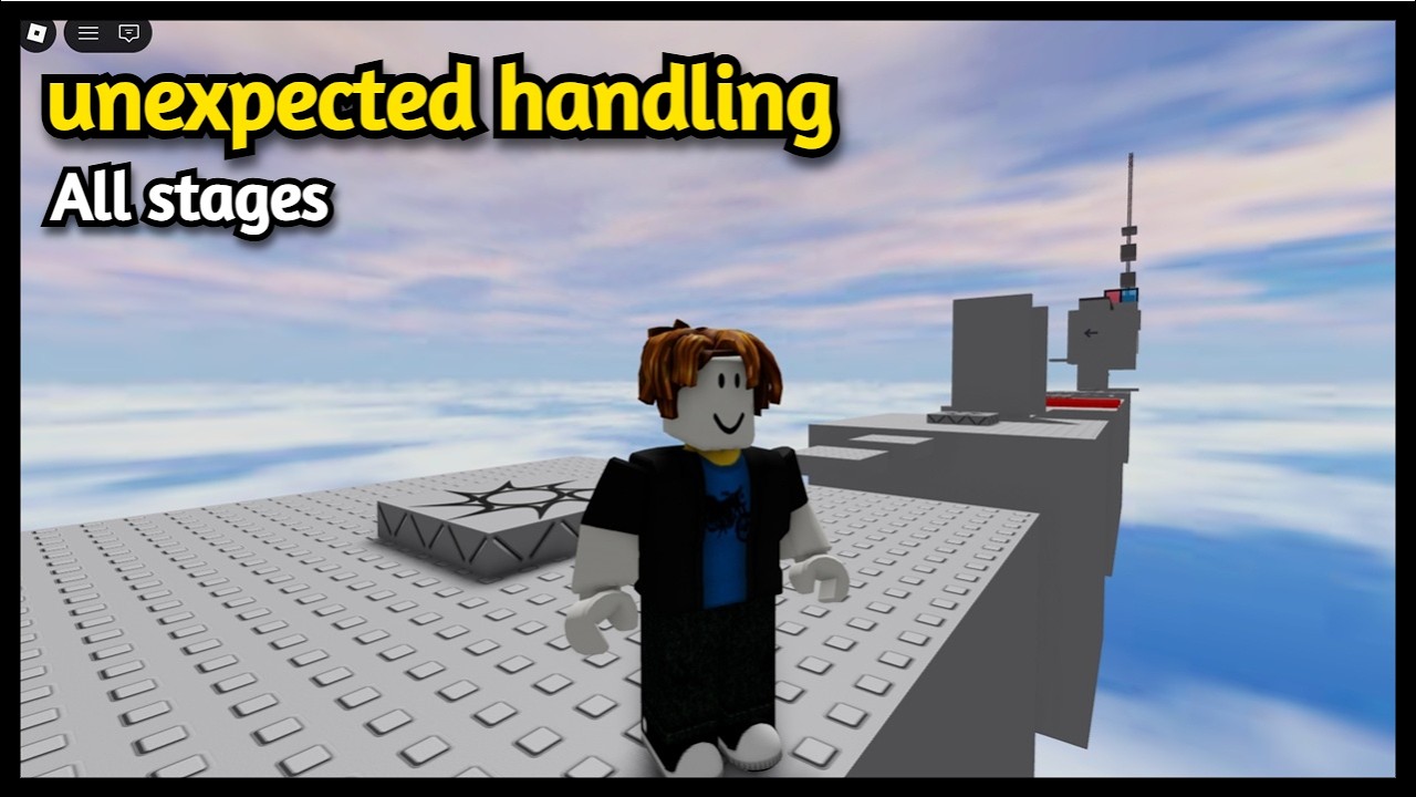 Roblox UNEXCEPTED HANDLING Walkthrough (All Stages)