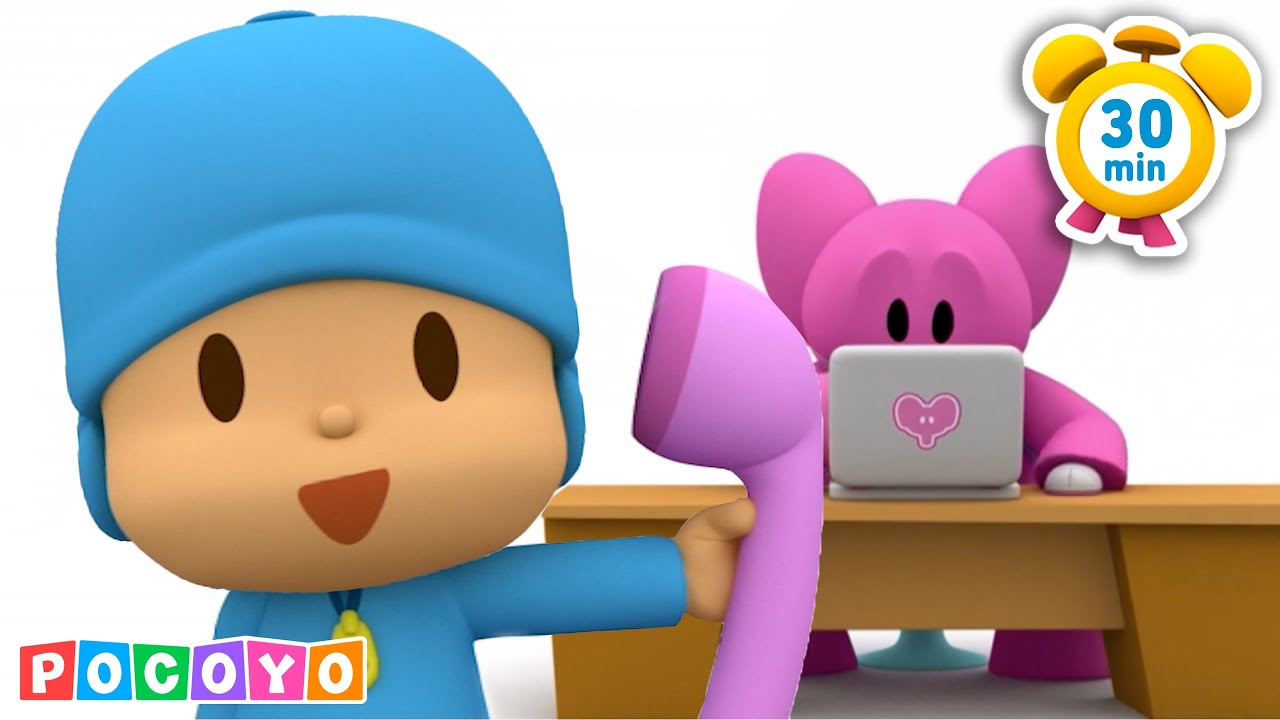 📱 Pocoyo pelaa puhelimellaan 🤖 [30 minuuttia] | Pocoyó 🇫🇮 Virallinen kanava | SARJAKUVIA lapsille