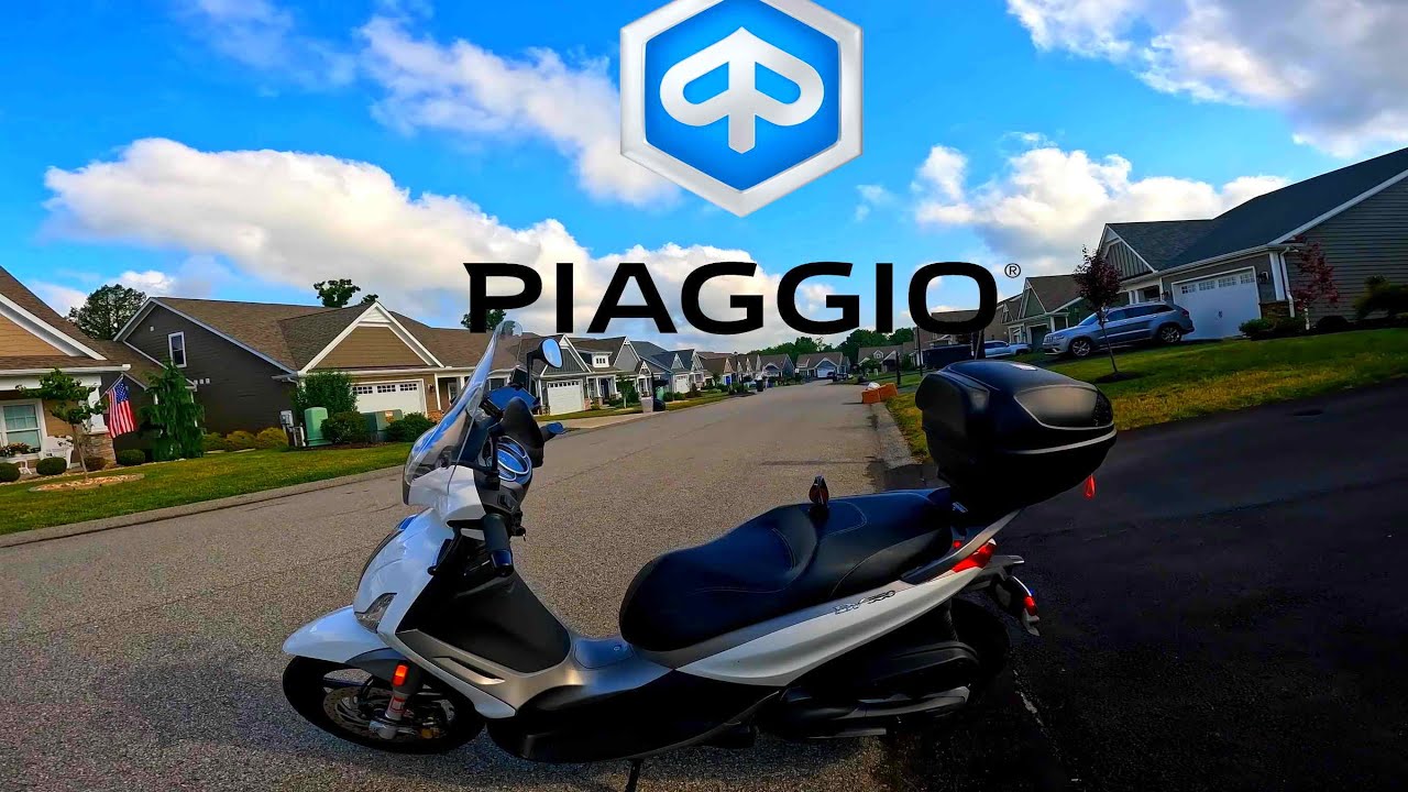 MotoVlog: Piaggio (Vespa) BV350 Scooter First Ride #scooter