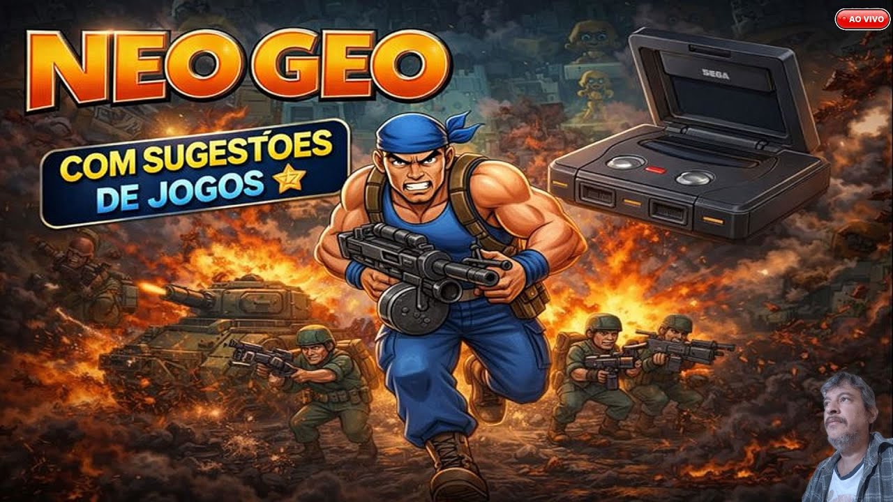 ✨Live Do Gori Retrô - Explorando o Catálogo do NEO GEO: Cartucho vs CD 💎🎮🔥