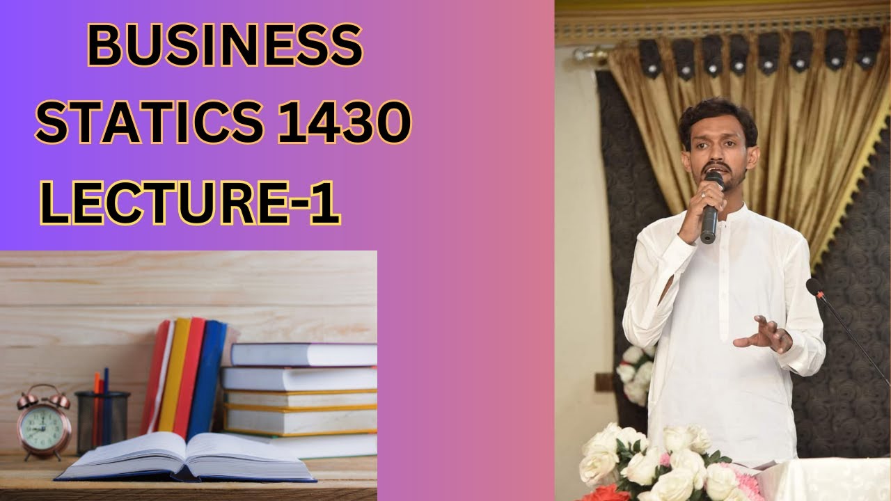 AIOU1430 Business Statistics Lecture-1 || #business-statistics#1430#aiou#bcom