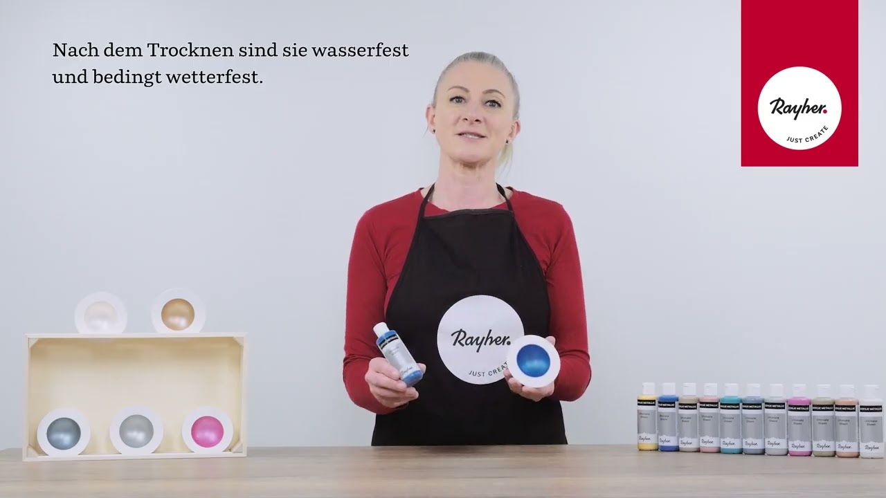 Produkttipp: Ultimativ strahlende Metallic-Acrylfarbe f&uuml;r viele kreative Arbeiten