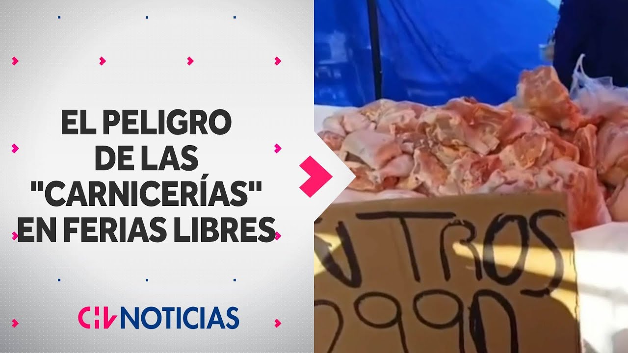 CARNES A PRUEBA: Los alarmantes peligros de comprar en “carnicerías” en ferias libres - CHV Noticias