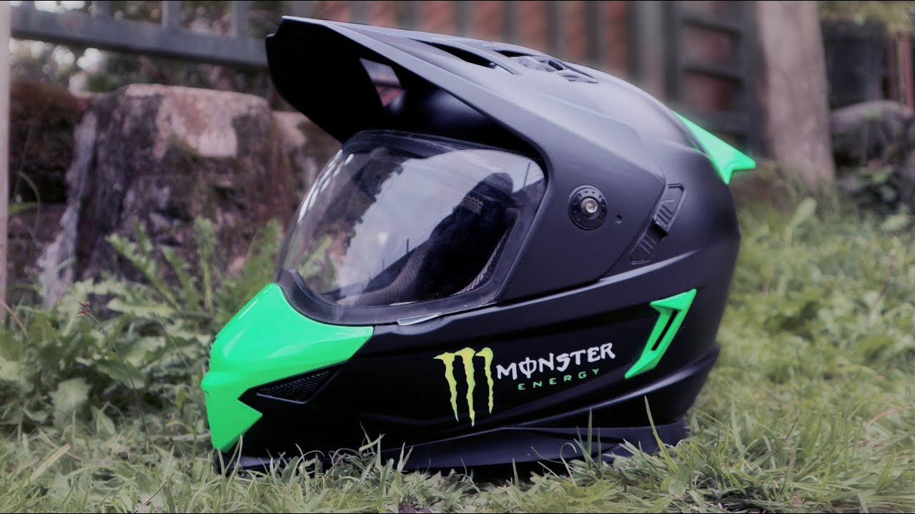 Making Monster Energy Logo Helmet