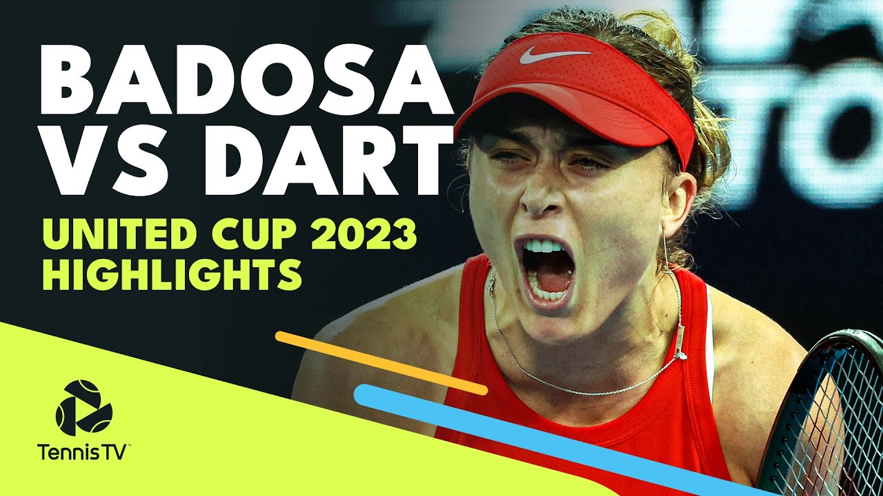 Wonderful Paula Badosa vs Harriet Dart Match! | United Cup 2023 Highlights