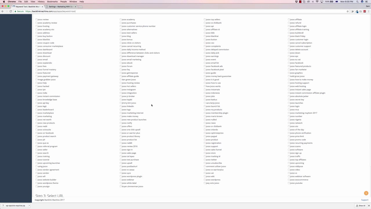 Backlink Machine Demo