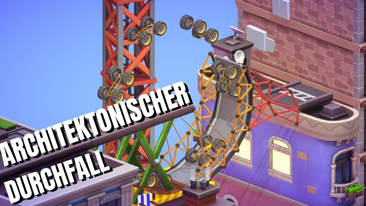 Brücken Über Hochhäusern Erfordern Physikalischen Blödsinn | Poly Bridge 3