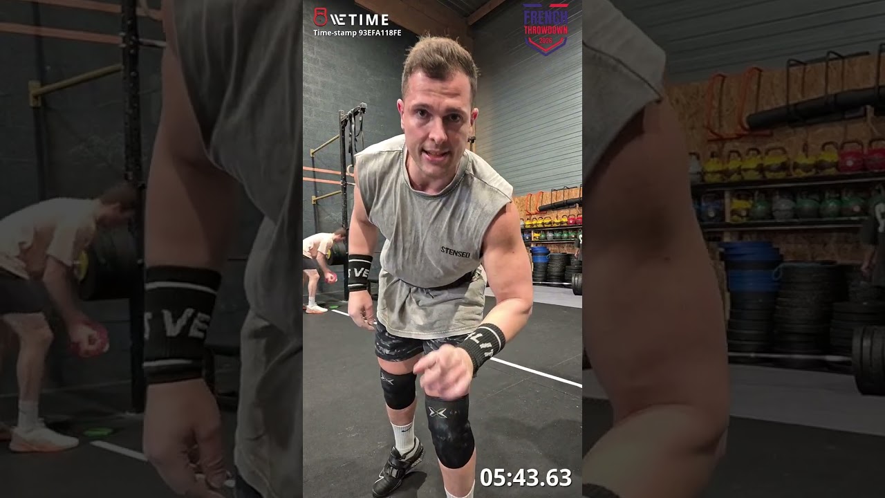 Wod 2 french TH 2026 team crossfit caen rx