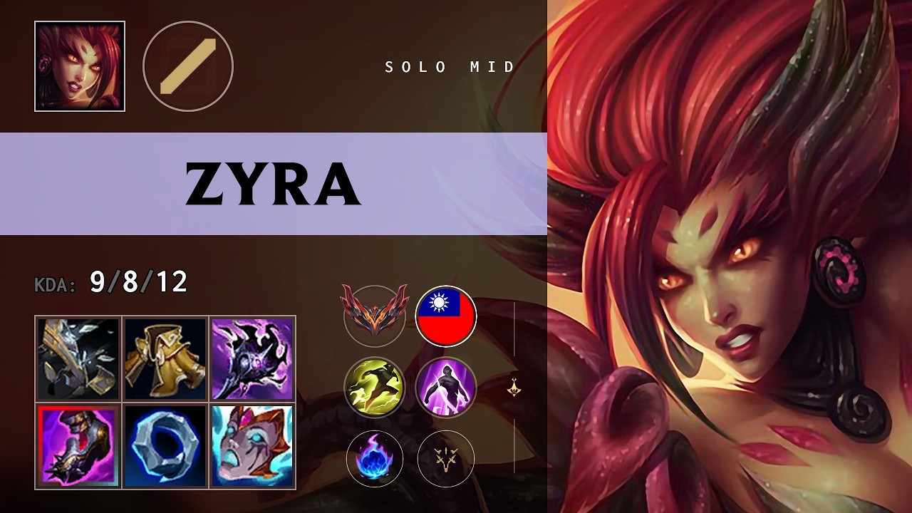 Zyra Mid vs Aurora - TW Grandmaster Patch 26.12