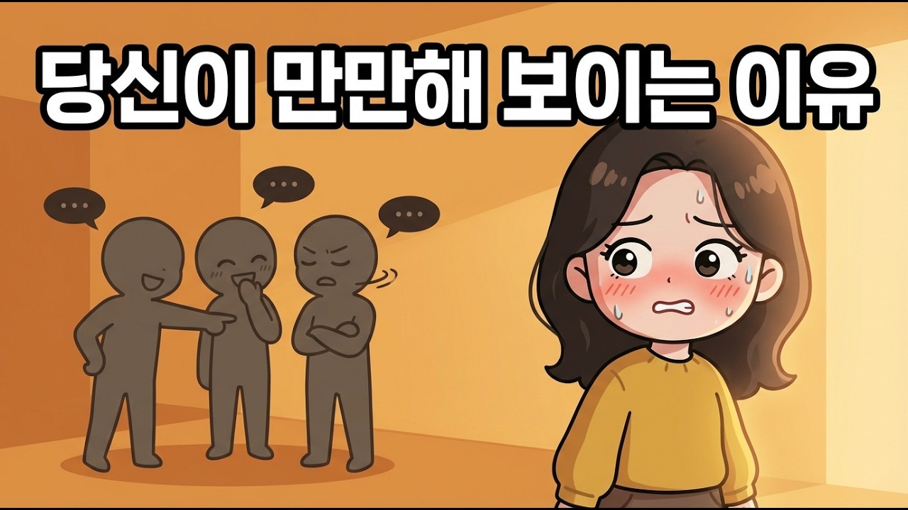 만만해 보이는 사람 90%가 하는 실수
