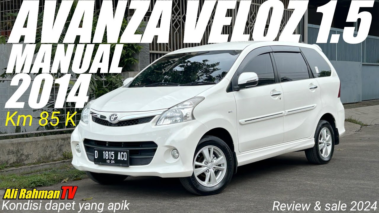 DAPET BAGUS KONDISINYA❗️ TOYOTA AVANZA VELOZ 1.5 MANUAL TAHUN 2014 WARNA PUTIH | Ali Rahman TV