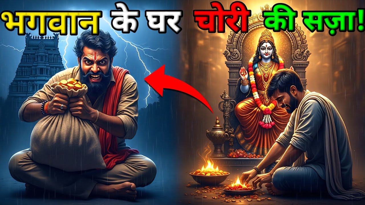 मंदिर की चोरी और ईश्वर का न्याय | लालच की भयानक सज़ा | Heart Touching Moral Story | Katha Series